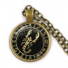 pendentif signe astro scorpion