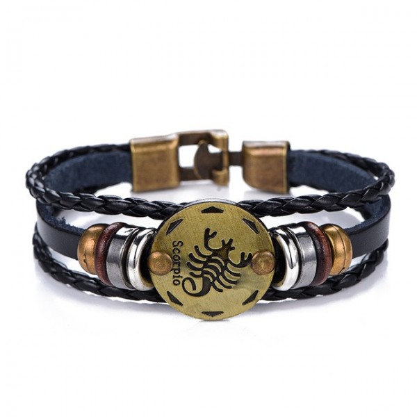 bracelet signe astrologique scorpion