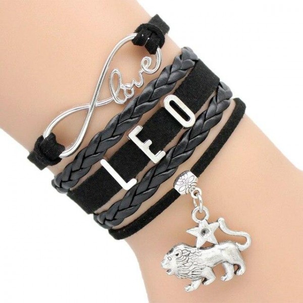 bracelet signe astrologique lion