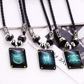 collier signe astrologique homme