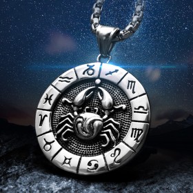 Collier astrologique homme