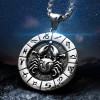 Collier astrologique homme